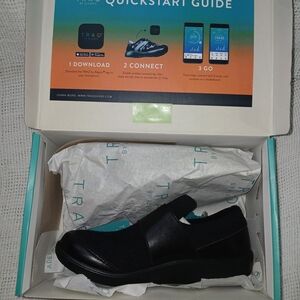 Traq by Alegria Black Slip-On Sneakers